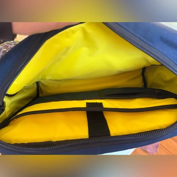 Topo Designs Commuter Briefcase - Navy/Brown Leather - Picture 7 of 10